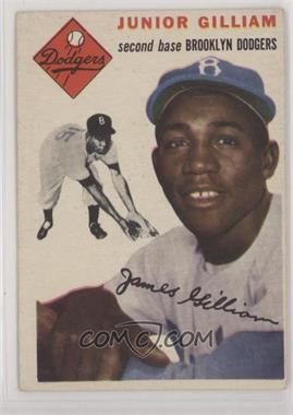 1954 Topps - [Base] #35.1 - Jim Gilliam (White Back; Junior on Card)