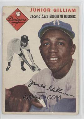 1954 Topps - [Base] #35.1 - Jim Gilliam (White Back; Junior on Card) [Good to VG‑EX]