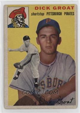 1954 Topps - [Base] #43.1 - Dick Groat (White Back)