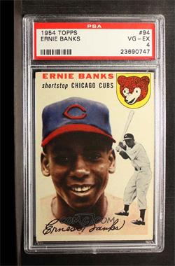 1954 Topps - [Base] #94 - Ernie Banks [PSA 4 VG‑EX]