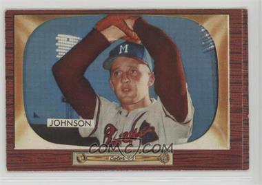 1955 Bowman - [Base] #101.1 - Don Johnson (Ernie Johnson Front)