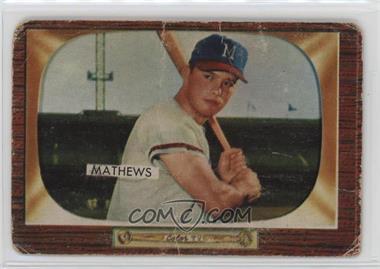 1955 Bowman - [Base] #103 - Eddie Mathews [Good to VG‑EX]