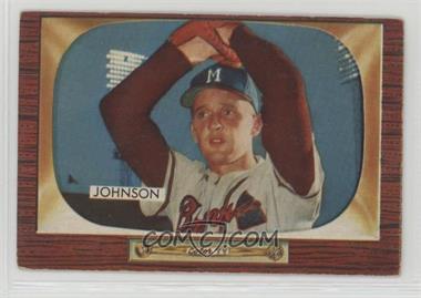1955 Bowman - [Base] #157.2 - Ernie Johnson (Correct Front) [Good to VG‑EX]