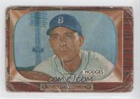 Gil Hodges (Card Lists him as an Outfielder) [COMC RCR Poor]