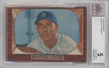 1955 Bowman - [Base] #158 - Gil Hodges (Card Lists him as an Outfielder) [BVG 5 EXCELLENT]