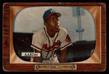 1955 Bowman - [Base] #179 - Hank Aaron [GOOD]