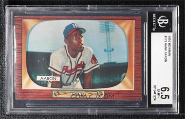 1955 Bowman - [Base] #179 - Hank Aaron [BGS 6.5 EX‑MT+]