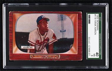 1955 Bowman - [Base] #179 - Hank Aaron [SGC 40 VG 3]