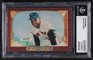 1955 Bowman - [Base] #184 - Willie Mays [BGS Authentic Altered]