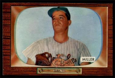 1955 Bowman - [Base] #245 - Bill Miller [EX MT]