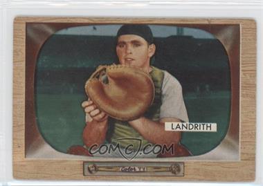 1955 Bowman - [Base] #50 - Hobie Landrith [Good to VG‑EX]