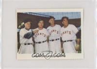 Leo Durocher, Frank Shellenback, Freddie Fitzsimmons, Herman Franks