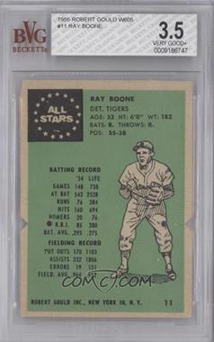 1955 Robert Gould - W605 #11 - Ray Boone [BVG 3.5 VERY GOOD+]