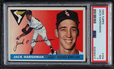 1955 Topps - [Base] #104 - Jack Harshman [PSA 7 NM]
