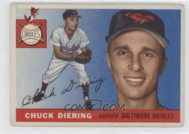 1955 Topps - [Base] #105 - Chuck Diering [Good to VG‑EX]