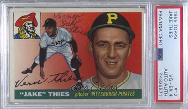 1955 Topps - [Base] #12 - Jake Thies [PSA/DNA Encased]