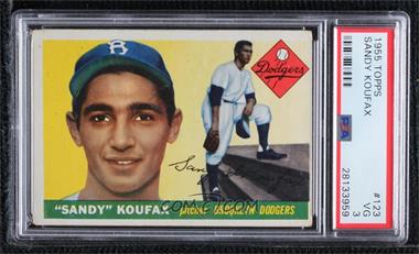 1955 Topps - [Base] #123 - Sandy Koufax [PSA 3 VG]