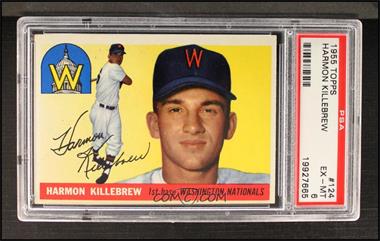 1955 Topps - [Base] #124 - Harmon Killebrew [PSA 6 EX‑MT]