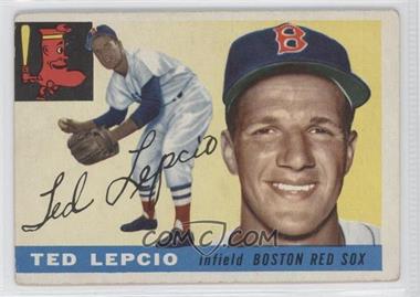 1955 Topps - [Base] #128 - Ted Lepcio [Good to VG‑EX]