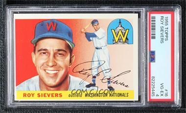 1955 Topps - [Base] #16 - Roy Sievers [PSA 4 VG‑EX]