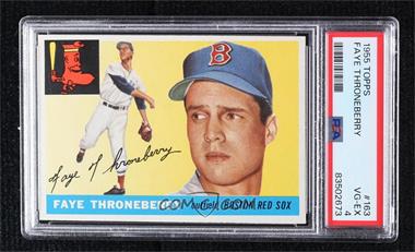 1955 Topps - [Base] #163 - High # - Faye Throneberry [PSA 4 VG‑EX]