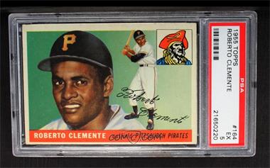 1955 Topps - [Base] #164 - High # - Roberto Clemente [PSA 5 EX]