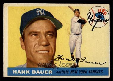 1955 Topps - [Base] #166 - High # - Hank Bauer [VG]