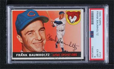 1955 Topps - [Base] #172 - High # - Frank Baumholtz [PSA 6 EX‑MT]