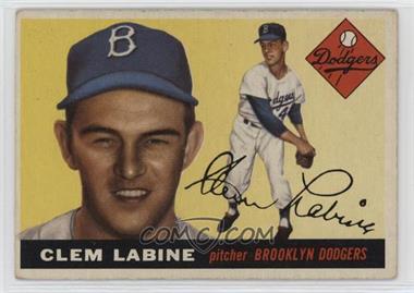 1955 Topps - [Base] #180 - High # - Clem Labine