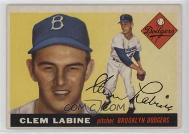 1955 Topps - [Base] #180 - High # - Clem Labine