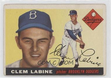 1955 Topps - [Base] #180 - High # - Clem Labine