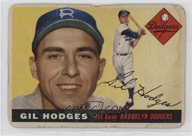 1955 Topps - [Base] #187 - High # - Gil Hodges [Poor to Fair]