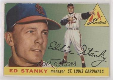 1955 Topps - [Base] #191 - High # - Eddie Stanky