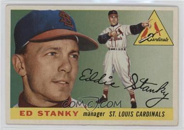 1955 Topps - [Base] #191 - High # - Eddie Stanky