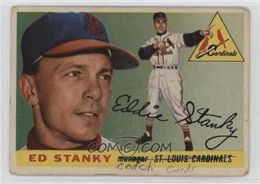 1955 Topps - [Base] #191 - High # - Eddie Stanky [Poor to Fair]