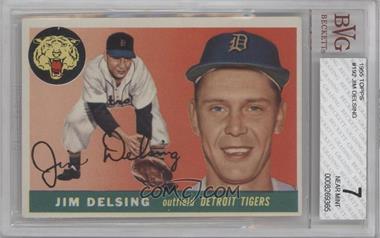 1955 Topps - [Base] #192 - High # - Jim Delsing [BVG 7 NEAR MINT]