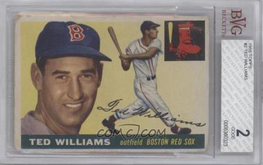 1955 Topps - [Base] #2 - Ted Williams [BVG 2 GOOD]