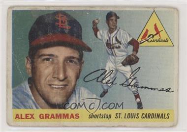 1955 Topps - [Base] #21 - Alex Grammas [Poor to Fair]