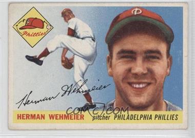 1955 Topps - [Base] #29.1 - Herm Wehmeier (Very Small Space Between Lines at Left Diamond) [Noted]