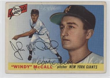 1955 Topps - [Base] #42 - "Windy" McCall [Poor to Fair]