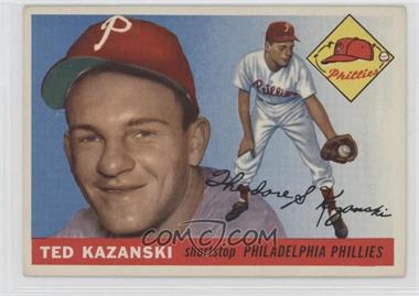 1955 Topps - [Base] #46 - Ted Kazanski [Poor to Fair]