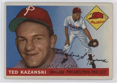 1955 Topps - [Base] #46 - Ted Kazanski [Poor to Fair]