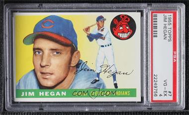 1955 Topps - [Base] #7 - Jim Hegan [PSA 4 VG‑EX]