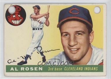 1955 Topps - [Base] #70.1 - Al Rosen (Cap Fully Visible) [COMC RCR Poor]