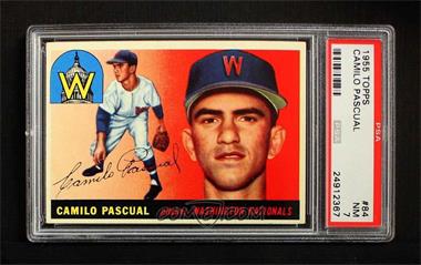 1955 Topps - [Base] #84 - Camilo Pascual [PSA 7 NM]