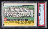 Baltimore Orioles Team (White Back, Team Name Centered) [PSA 4 VGR…