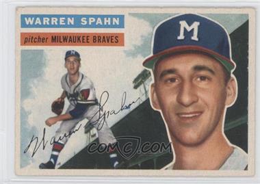 1956 Topps - [Base] #10.2 - Warren Spahn (White Back)