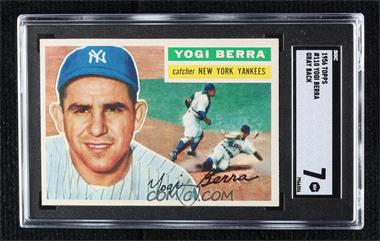 1956 Topps - [Base] #110.1 - Yogi Berra (Gray Back) [SGC 7 NM]