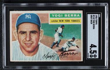 1956 Topps - [Base] #110.1 - Yogi Berra (Gray Back) [SGC 4.5 VG/EX+]
