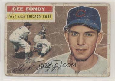 1956 Topps - [Base] #112.2 - Dee Fondy (White Back) [Poor to Fair]